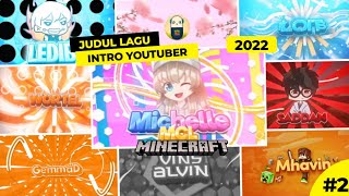 10 Judul Lagu Intro Youtuber Minecraft Indonesia #2