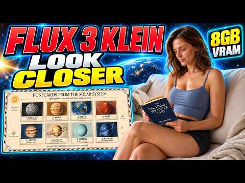 FLUX 3 Klein Distilled on 8GB VRAM: Skin, Anatomy, Text & Speed Test