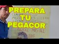 PEGA CERÁMICA O PEGACOR. FÁCIL DE PREPARAR, AHORRO DE MAS DEL 100%