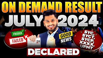 NIOS On Demand Results 2024 Declared July Month | SYC, SYCT, SYCP, XXXX August Results Date ?