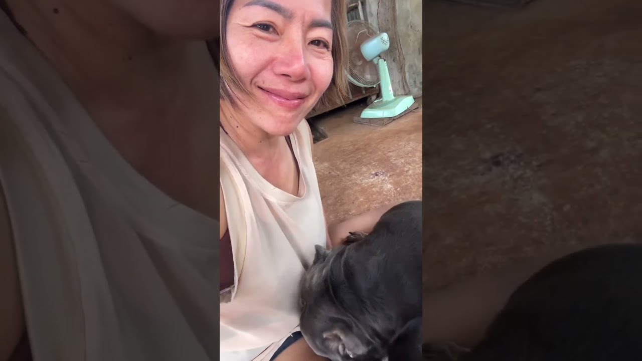 She loves her dog very much.  #doggielife #doglove #dogowners #dogs #pets 