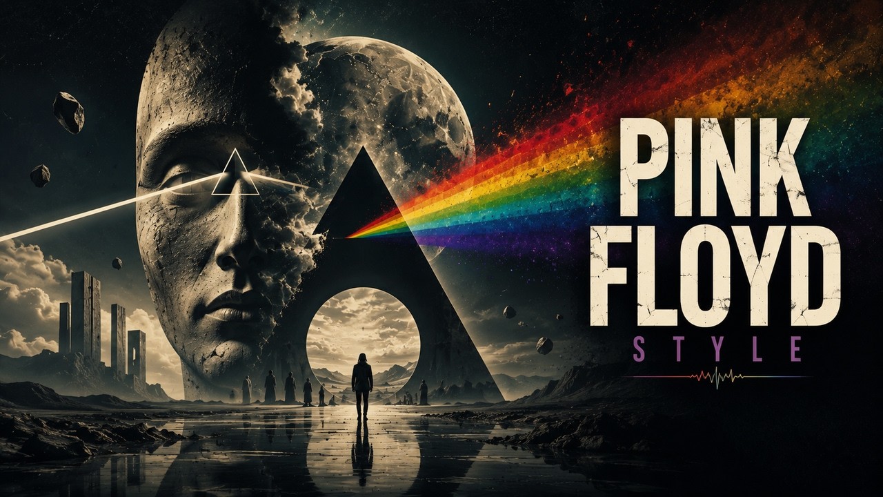 #25 Pink Floyd Style | The Long Way Through Time | Atmospheric Rock ...