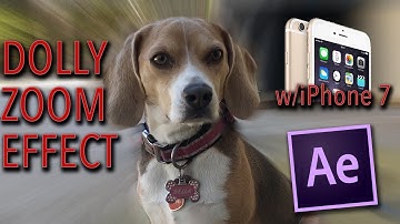How to create a Dolly Zoom Vertigo Effect with an iPhone | After Effects CC 2017 Tutorial