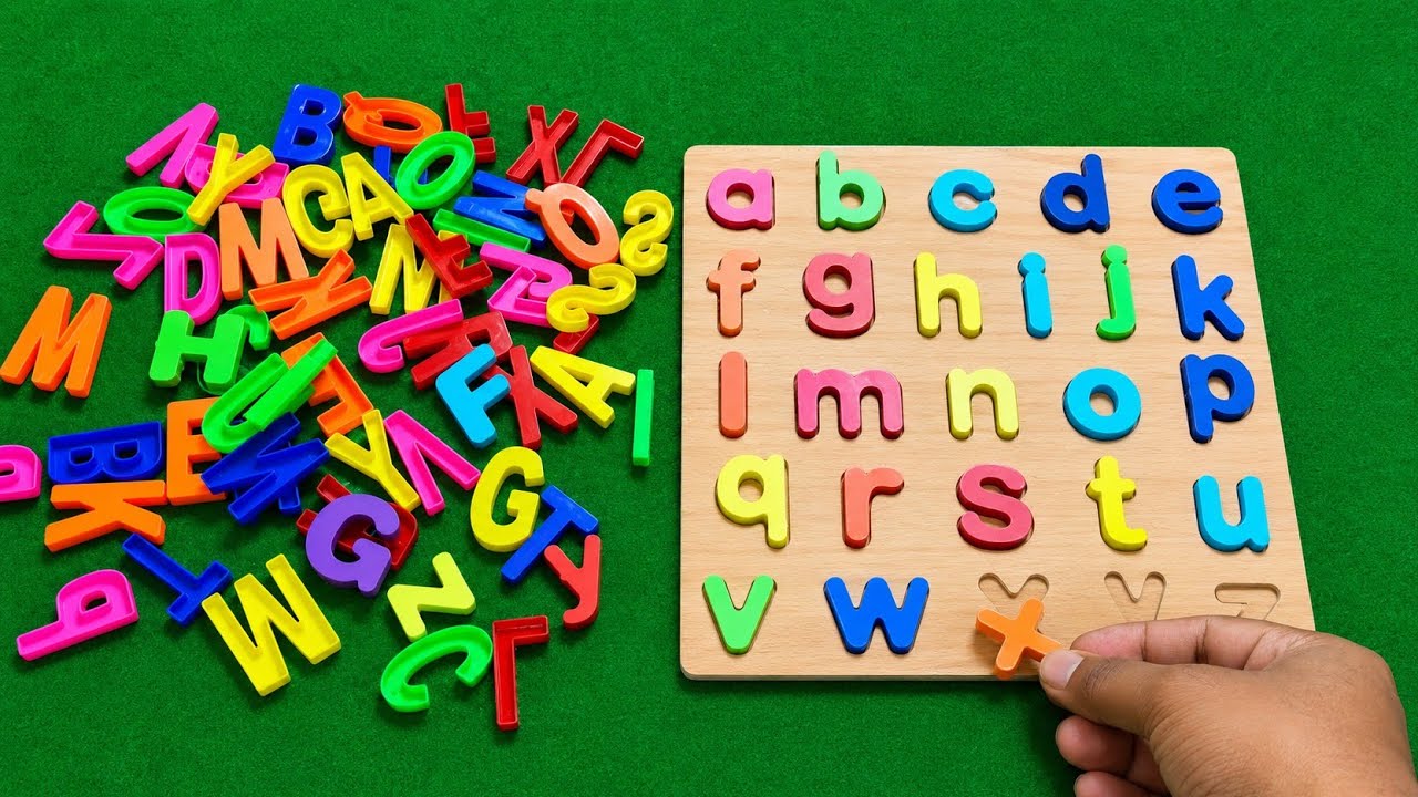 Y★★597 かめ ABC Puzzle | Help Me Find The Alphabet Letters | Preschool