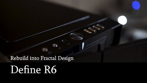 Fractal Design Define R6 cabinet pc build and asus RGB motherboard gpu