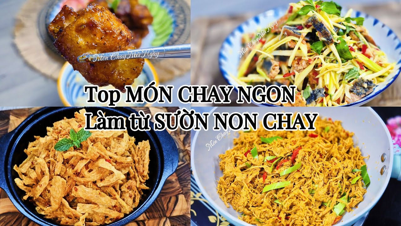 Top MÓN CHAY NGON Làm Từ SƯỜN NON CHAY| Món Chay Mỗi Ngày| Vegetarian