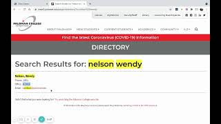 Find Instructor Contact