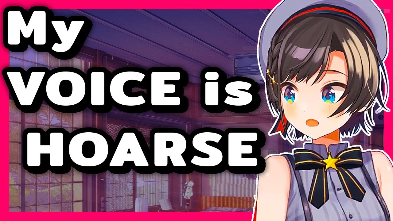 【ENG sub】Oozora Subaru - Starts stream with a hoarse throat