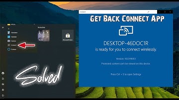 How to Get Back Missing Connect App After Update | Windows 10 | Fix