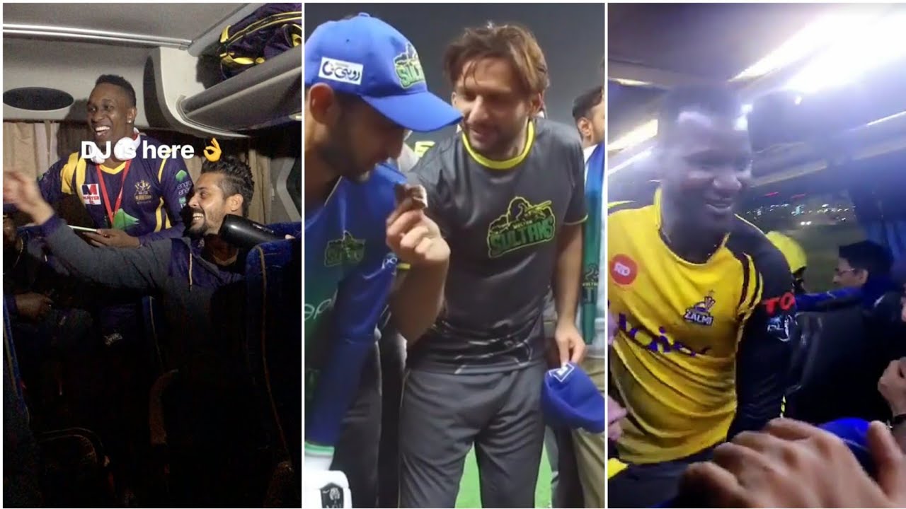 Multan sultan team celebrating shahid afridi's birthday PSL 4 2019 HD