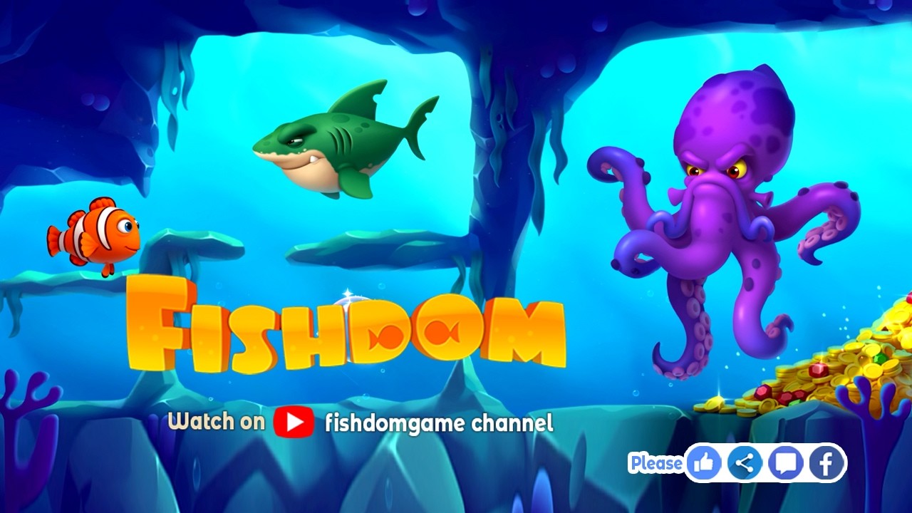 👉fishdom Game Level  01 II 🐠🦀 II Mini Game II Fresh Looks II