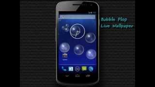 Bubble Plop Live Wallpaper Android demo screenshot 5