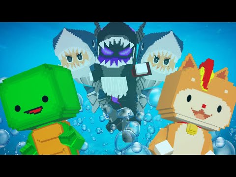 ねこのかぞく vs サメのかぞく