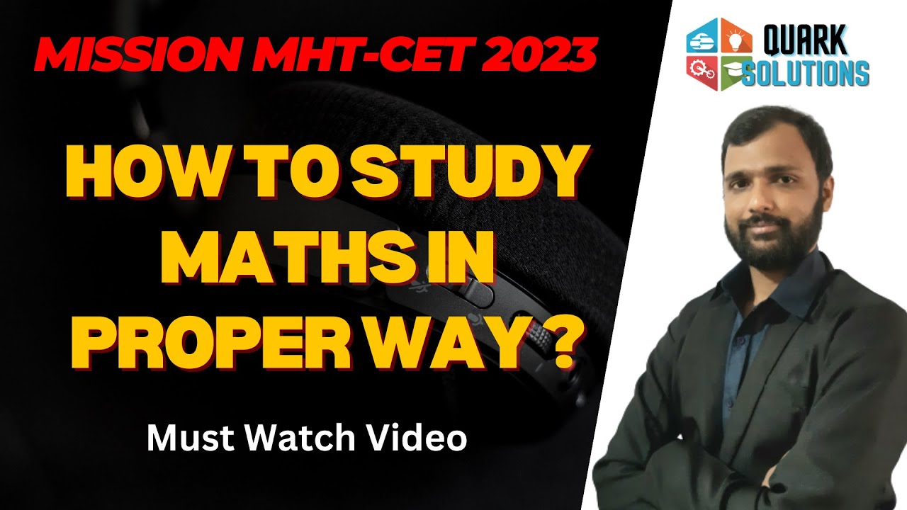 Mission MHT CET 2023 How To Study Mathematics In Right Way NEET Mission mht cet 2023 how to study mathematics in right way neet