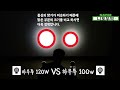 [니토] 하우투 120W 밝기 비교 쇼츠 영상 모음