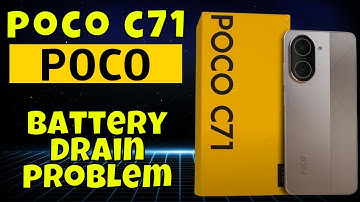 How to Fix Battery drain problem POCO C71 Easy Guide