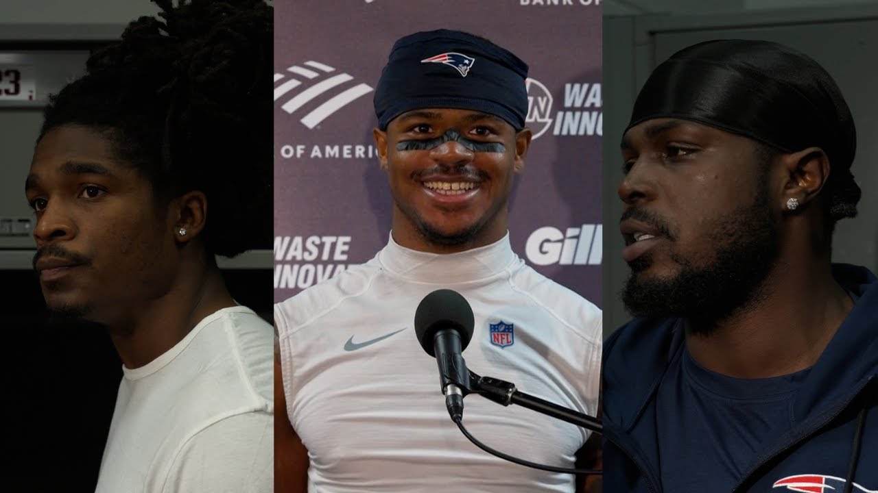 Jabrill Peppers, Kyle Dugger, & Jeremiah Webb Address the Media | Patriots Press Conference