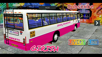 NWKRTC LIVERY # OLD PINK COLOR # KSRTC EICHER bus mod( BUS ID)