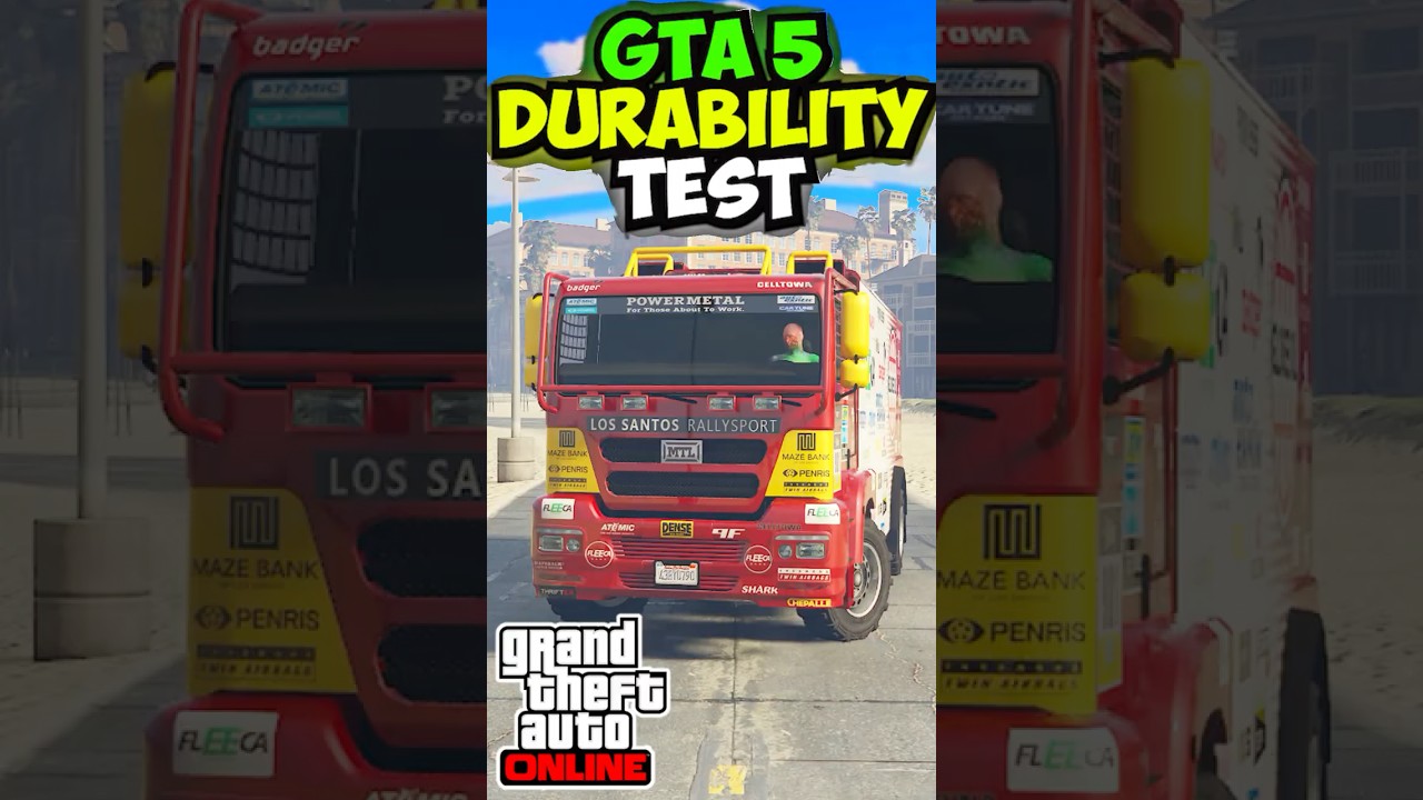 GTA 5 Online- Durability Testing MTL Dune (Water, Incline, And Speed Test)