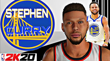 NBA 2K20 Stephen Curry Face Creation