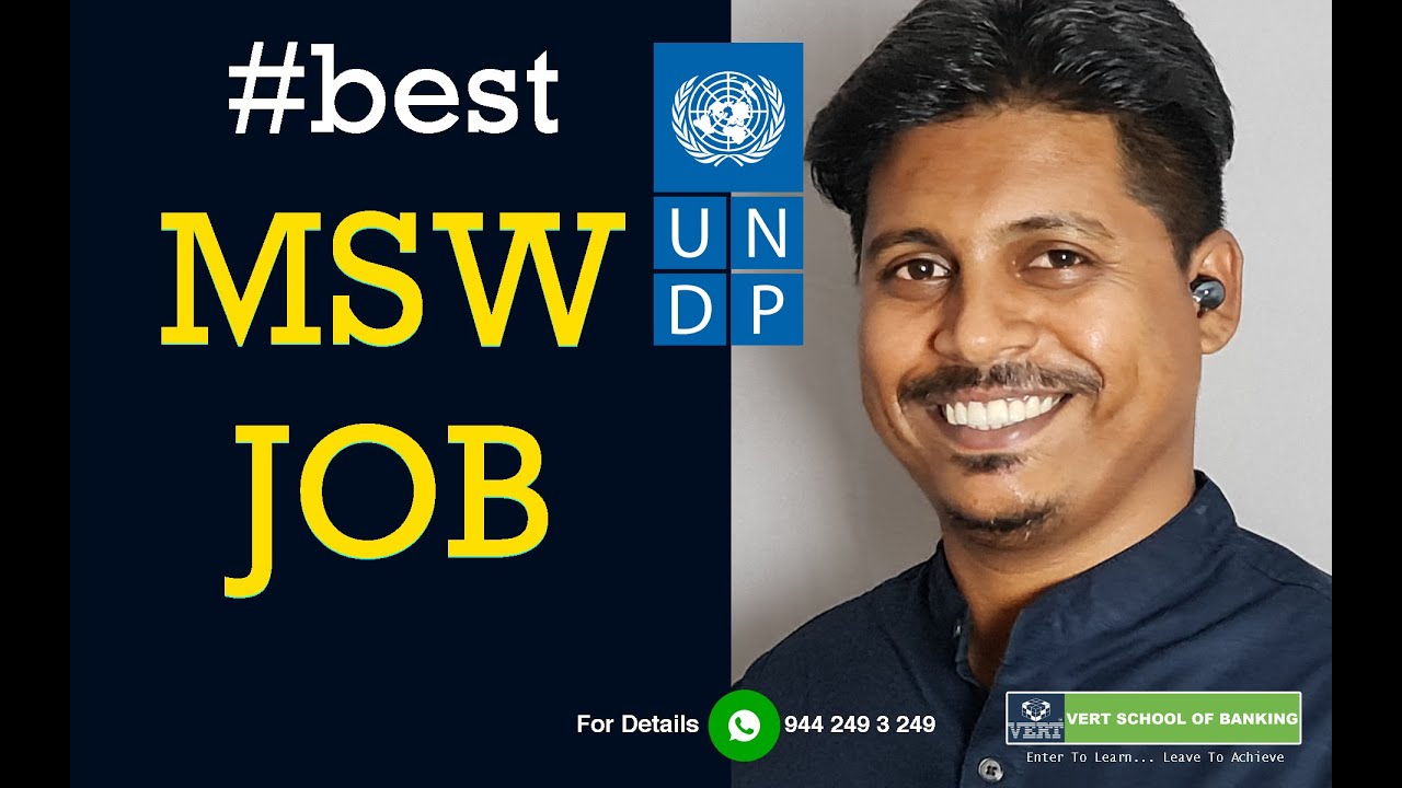 Best MSW JOB @ United Nations | World Organization |  MSW JOB | UNDP JOB 2022