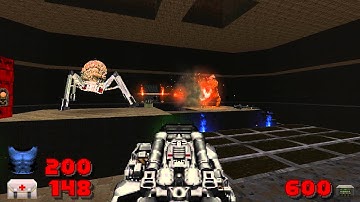 [1080p] CyberDemon VS Spider Mastermind (Brutal DooM)