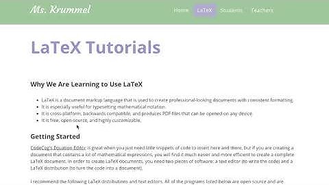 LaTeX – Full Tutorial for Beginners