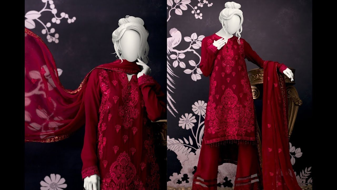 Junaid Jamshed Eid Festive Dresses for Women Girls Festive 2018-19