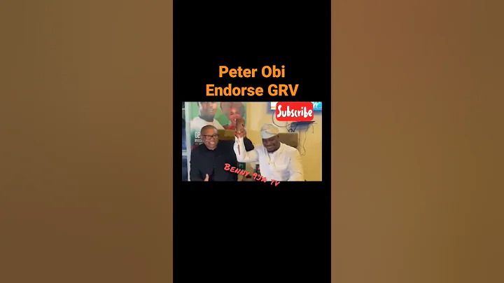 Peter Obi finally Endorsed Gbadebo Rhodes-Vivour (LP governorship candidate) for Lagos State