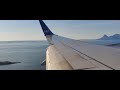 SAS Boeing 737-700 landing in Bodø ENBO
