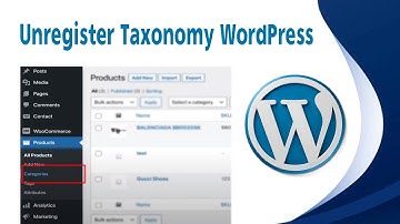 How to Unregister any Taxonomy in WordPress