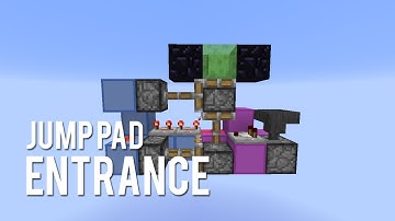 Redstone: Secret Jump Pad Entrance [Tutorial]
