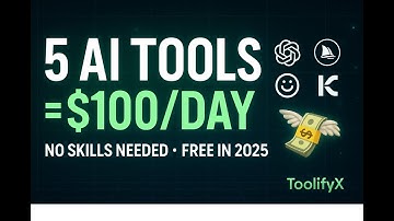 5 AI Tools That Make $100 Per Day in 2025 - 2026 (Free & No Skills Needed)
