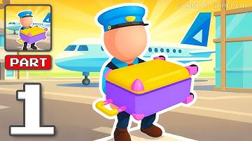 Airport Rush 3D - Gameplay Walkthrough Part 1 - Manage Flights On Time (iOS, Android)