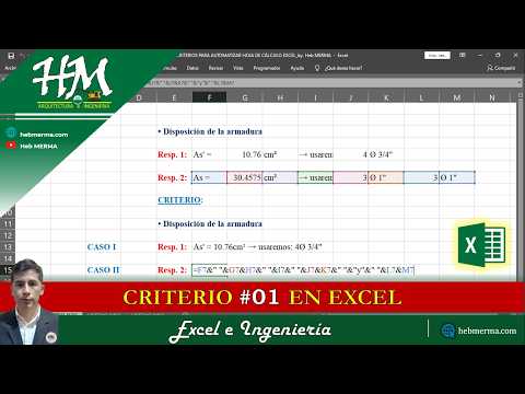 CRITERIO N°01 para MEJORAR HOJA DE CÁLCULO EXCEL | #HebMERMA