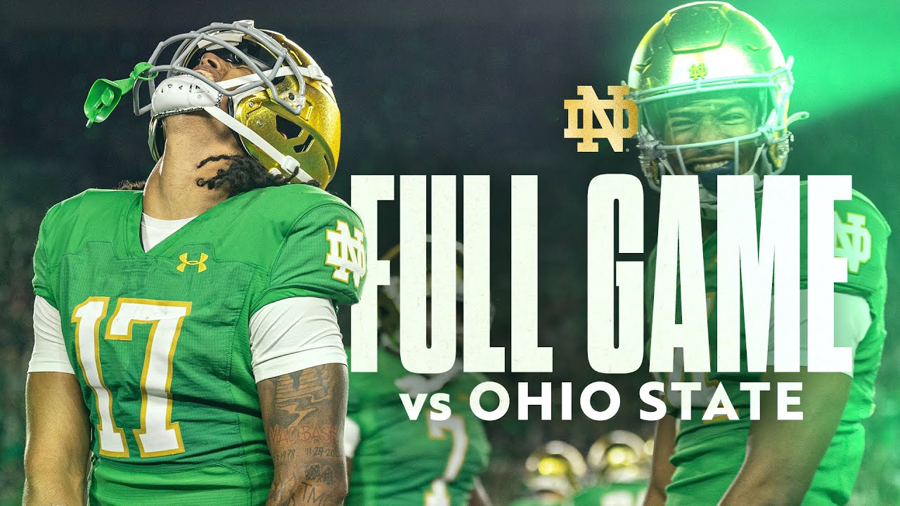 FULL GAME | Notre Dame Football vs No. 6 Ohio State (2023) - YouTube