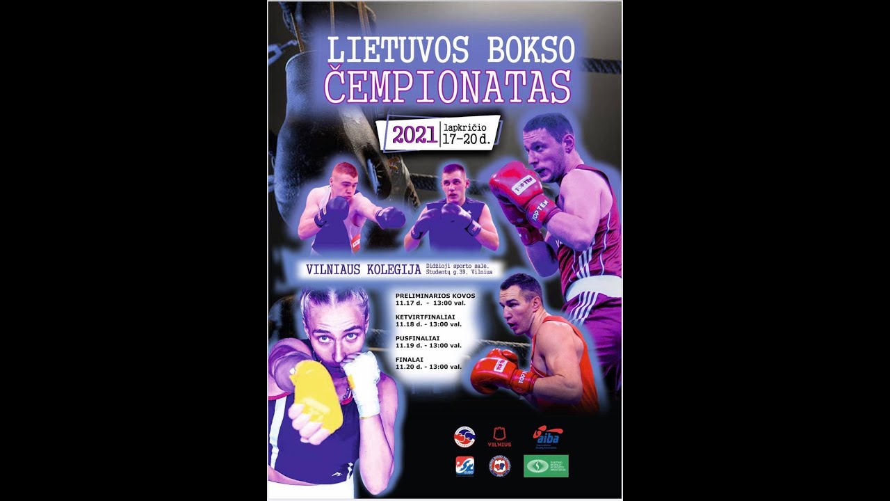 Lietuvos bokso čempionatas - PRELIMINARIOS KOVOS