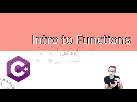 8.1 Introduction to Functions - Learning C#