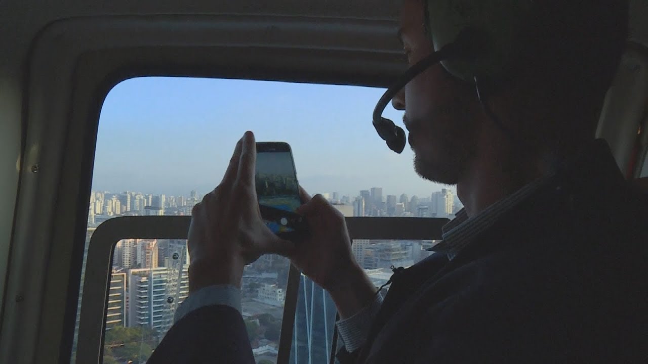 Heli-Taxis in Brazil help people rise above a bad commute