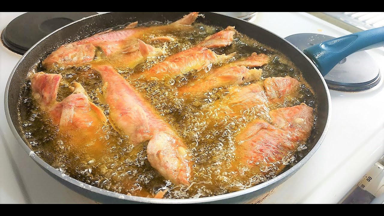 Μπαρμπούνια Τηγανητα! Καθαρισμα-Μυστικα Τηγανισματος!! Διαφορες με Κουτσομούρες!!Xenis flavors