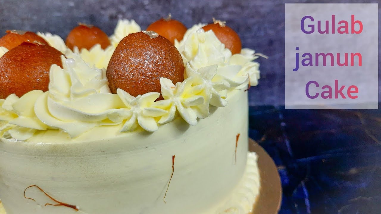 Gulab Jamun Cake Recipe | Indian Fusion Cake | गुलाब जामुन केक | So Sweet Kitchen!! By Bharti Sharma