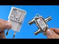 Stop Wasting Money on Antennas! Use a Splitter and a Phone Charger and Watch What Happens 😱