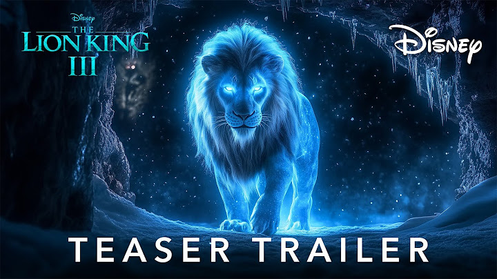 The Lion King 3: Return of Mufasa - Concept Trailer