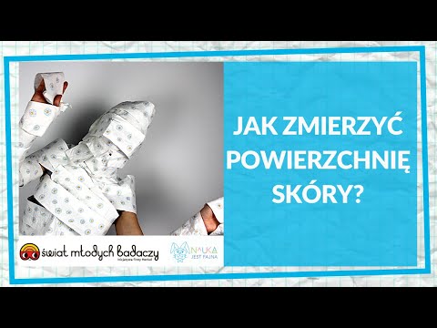 Jak zmierzyć powierzchnię swojej skóry?  Nauka Jest Fajna! | Świat Młodych Badaczy #eksperyment