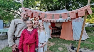 Wikinger und Ritter: Einblicke ins Lagerleben auf dem Elsenfelder Mittelaltermarkt