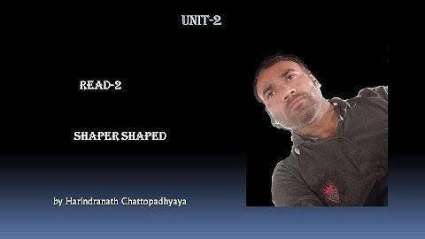 GSEB || STANDARD-12 || UNIT-2 || READ-2 SHAPER SHAPED