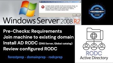 Server 2008R2 | Read Only Domain Controller Installation