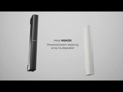 MSA12X Powered Beam-Steering Array Loudspeaker from Bose Professional