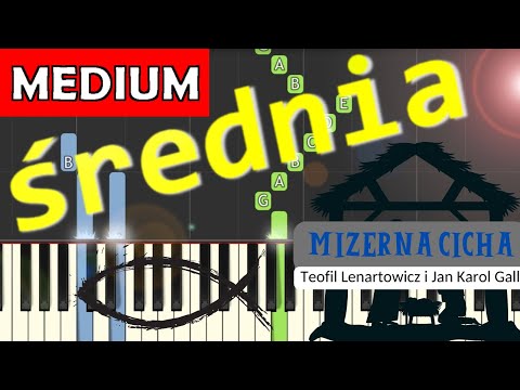 🎹 Mizerna Cicha - Piano Tutorial (średnia wersja) 🎵 NUTY W OPISIE 🎼