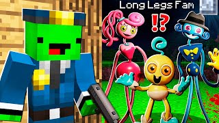 Why Creepy LONG LEGS FAMILY ATTACK JJ and MIKEY at 3:00am? - in Minecraft Maizen